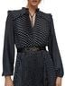 Maje 100% Polyester Polka Dots Black White Cocktail Dress Size 10 - photo 7