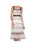 Foxiedox Solid Black White Cocktail Dress Size L - photo 1