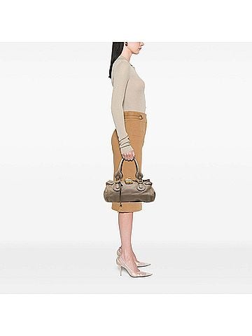 Chloé Medium Leather Paddington Handbag (view 2)
