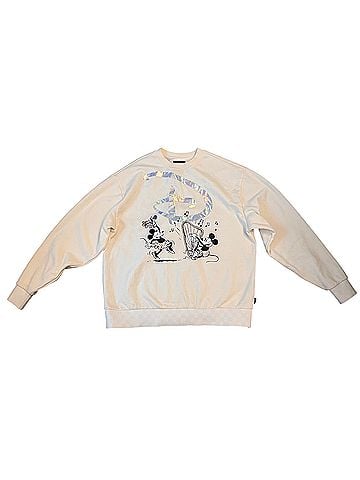 Vans Disney X Vans Swan Song Oversized Long Sleeve Crew  Sweatshirt (view 1)