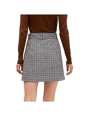 Kate Spade New York Pop Houndstooth Wool Skirt (view 2)