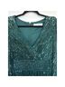 Mac Duggal 100% Polyester Green Cocktail Dress Size 10 - photo 8