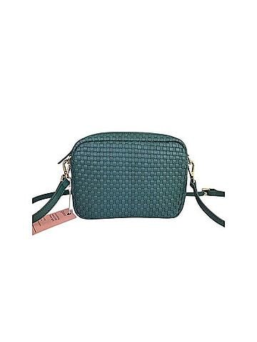 Quince Italian Leather Handwoven Crossbody Bag Crossbody Bag (view 1)
