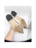 L.K. Bennett White Black Flats Size 9 - photo 7