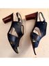 Marc Jacobs 100% Leather Black Heels Size 10 (narrow) - photo 4