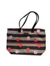 Vera Bradley Polka Dots Stripes Gray Red Pink Tote One size - photo 1