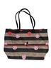 Vera Bradley Polka Dots Stripes Gray Red Pink Tote One size - photo 2