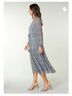 Lovestitch 100% Polyester Graphic Silver Casual Dress Size M - photo 4