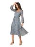 Lovestitch 100% Polyester Graphic Silver Casual Dress Size M - photo 1