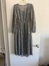 Lovestitch 100% Polyester Graphic Silver Casual Dress Size M - photo 8