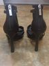 Jessica Simpson 100% Leather Black Sandals Size 6 1/2 - photo 3