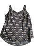 NIC and ZOE Plus 100% Polyester Black Tan Gray Sleeveless Top Size 1X - photo 1
