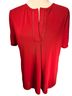 Ann Taylor Red Short Sleeve Blouse Size L - photo 1