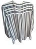 West Kei Stripes White Blue 3/4 Sleeve Blouse Size XL - photo 2
