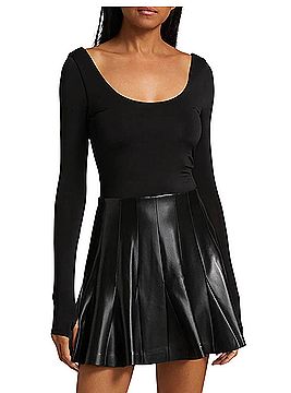 long sleeve elegant black dress Long Sleeves Chic Black Halter Mermaid Evening Dresses main image 1