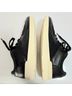 Everlane 100% Leather Color Block Black White Sneakers Size 10 - photo 8