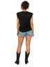 Nylon Apparel Graphic Black Sleeveless Top Size L - photo 2