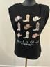 Nylon Apparel Graphic Black Sleeveless Top Size L - photo 4