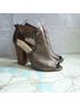 Klub Nico 100% Leather Solid Gold Silver Sandals Size 9 - photo 4