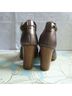 Klub Nico 100% Leather Solid Gold Silver Sandals Size 9 - photo 3