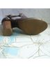 Klub Nico 100% Leather Solid Gold Silver Sandals Size 9 - photo 7