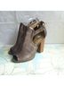 Klub Nico 100% Leather Solid Gold Silver Sandals Size 9 - photo 8