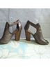 Klub Nico 100% Leather Solid Gold Silver Sandals Size 9 - photo 6