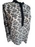 Michael Kors 100% Polyester Paisley Black Blue Button-Down Shirt Size XL - photo 1