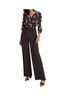Ann Taylor 100% Polyester 100% Polyester Floral Black Multi Color Jumpsuit Size 16 - photo 1