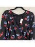 Ann Taylor 100% Polyester 100% Polyester Floral Black Multi Color Jumpsuit Size 16 - photo 9