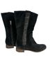 Ugg Australia 100% Leather Black Boots Size 7 - photo 1