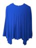 Cos 100% Polyester Solid Blue Long Sleeve Blouse Size 8 - photo 2