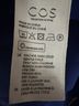 Cos 100% Polyester Solid Blue Long Sleeve Blouse Size 8 - photo 7