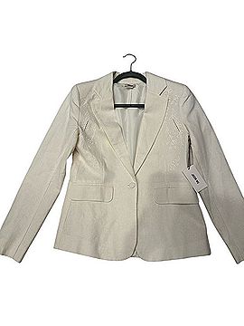 Jason Wu Cream Embroidered Single-Button Blazer Blazer (view 2)