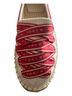 Tory Burch 100% Canvas Red White Flats Size 6 - photo 4
