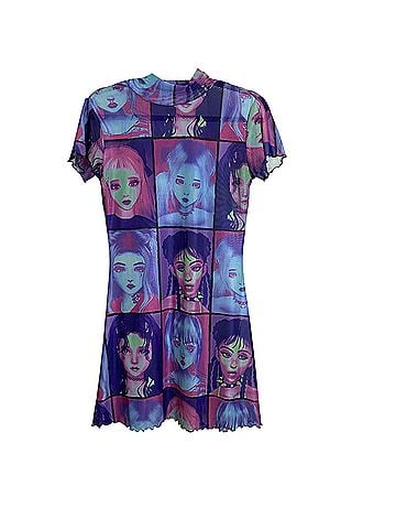 Current Mood E-Girl Ego Mini Dress Casual Dress (view 1)