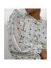 Stella Nova 100% Polyester Floral Blue White Casual Dress Size M - photo 6