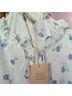 Stella Nova 100% Polyester Floral Blue White Casual Dress Size M - photo 3