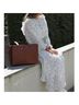 Stella Nova 100% Polyester Floral Blue White Casual Dress Size M - photo 14