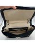Reiss Solid Black Silver Gold Shoulder Bag One size - photo 7