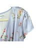 Reformation 100% Silk Floral Blue Cocktail Dress Size 16 - photo 8