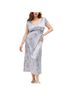 Reformation 100% Silk Floral Blue Cocktail Dress Size 16 - photo 1