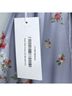 Reformation 100% Silk Floral Blue Cocktail Dress Size 16 - photo 11