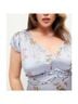 Reformation 100% Silk Floral Blue Cocktail Dress Size 16 - photo 12