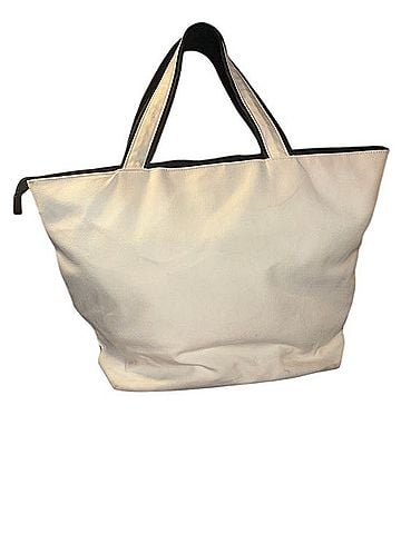 Lulu Guinness London Embroidered Café Scene Canvas Tote Bag Tote (view 2)