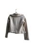 CAbi 74% Cotton 26% Polyester 100% Cotton Solid Ivory Jacket Size M - photo 2