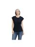 St. John Black Short Sleeve Blouse Size 6 - photo 1