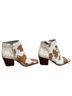 Aldo Animal Print Multi Color Ankle Boots Size 7 - photo 1
