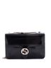 Gucci 100% Patent Leather Black Interlocking Shoulder Bag Patent Medium One size - photo 1