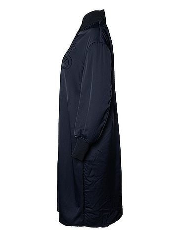 Jil Sander Jil Sander, blue long bomber sport coat (view 2)
